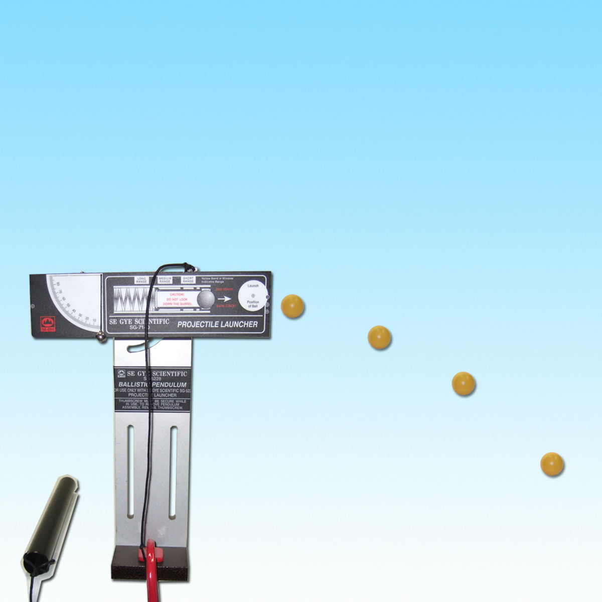 포사체 운동 실험 기기