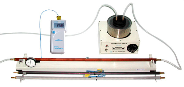 고체의 선팽창 계수 실험 기기