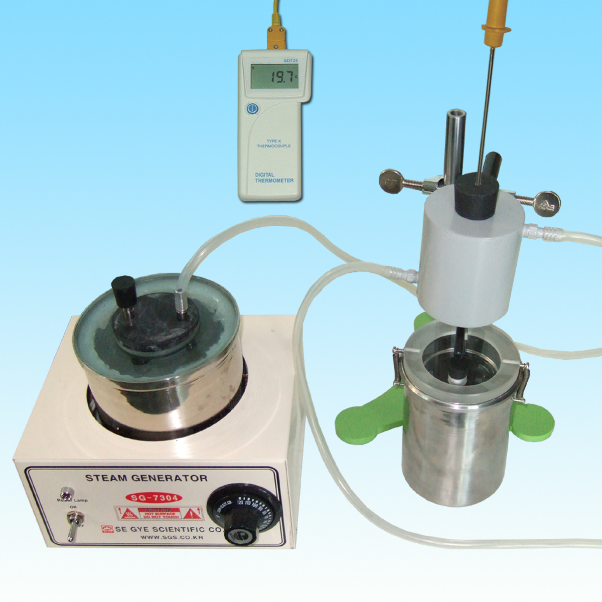 고체의 비열 측정 실험 기기