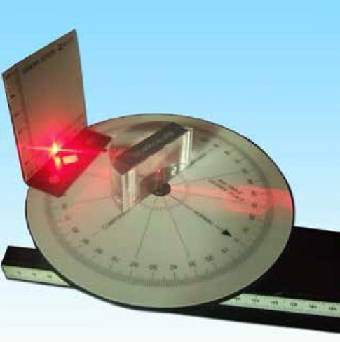 레이저 반사와 굴절 실험 기기