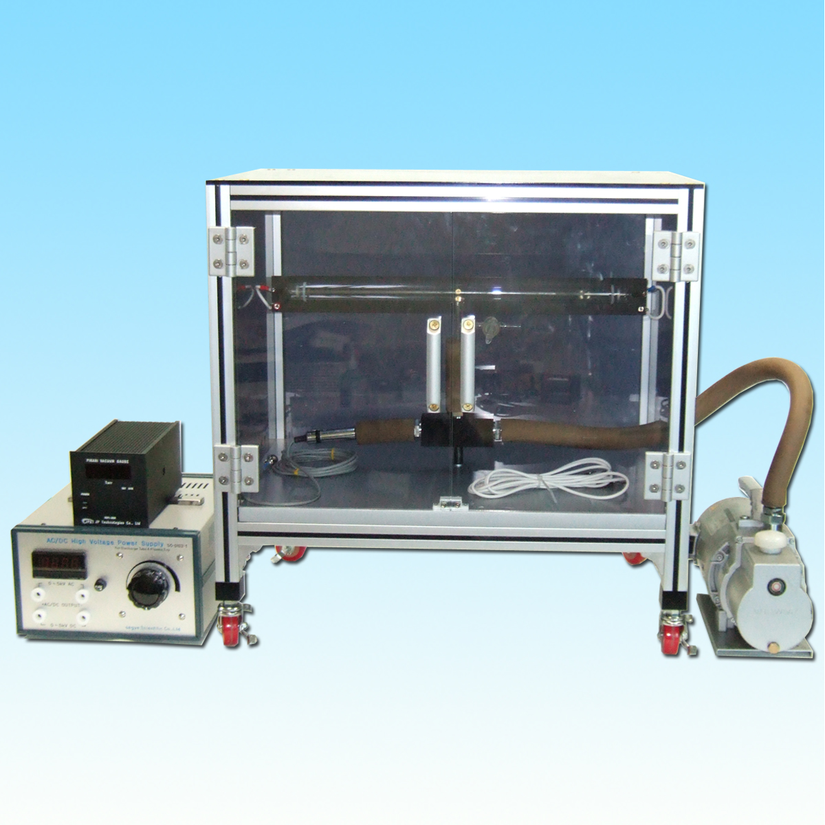 글로우 방전 실험 시스템