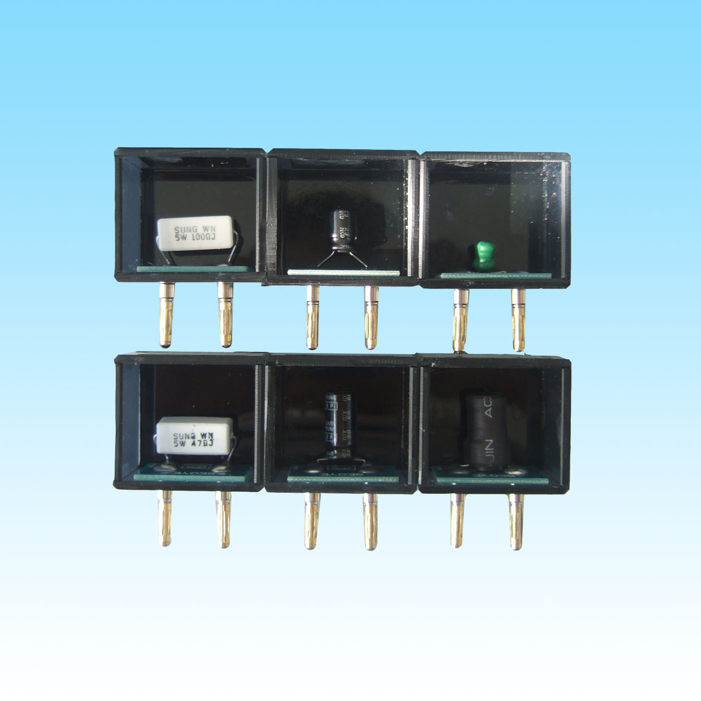 저항, 콘덴서, 코일