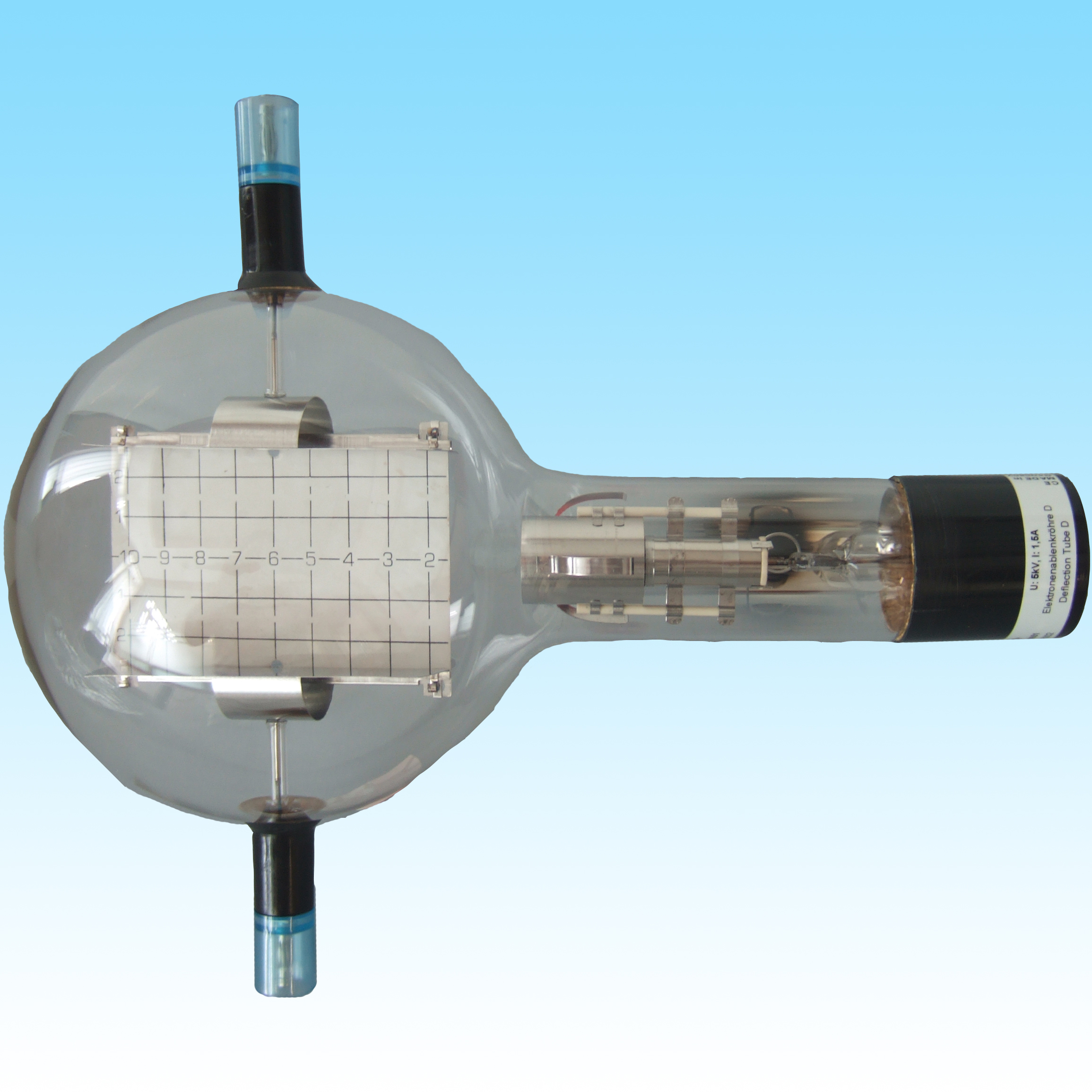 Electron deflection tube